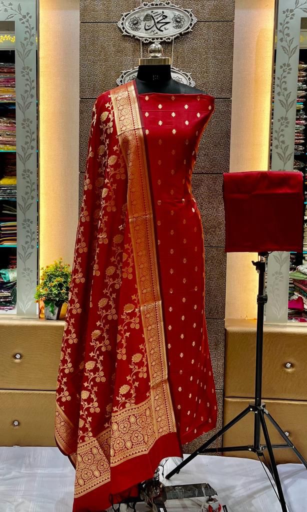 Exclusive BANARASI SUIT katan silk - Image 2